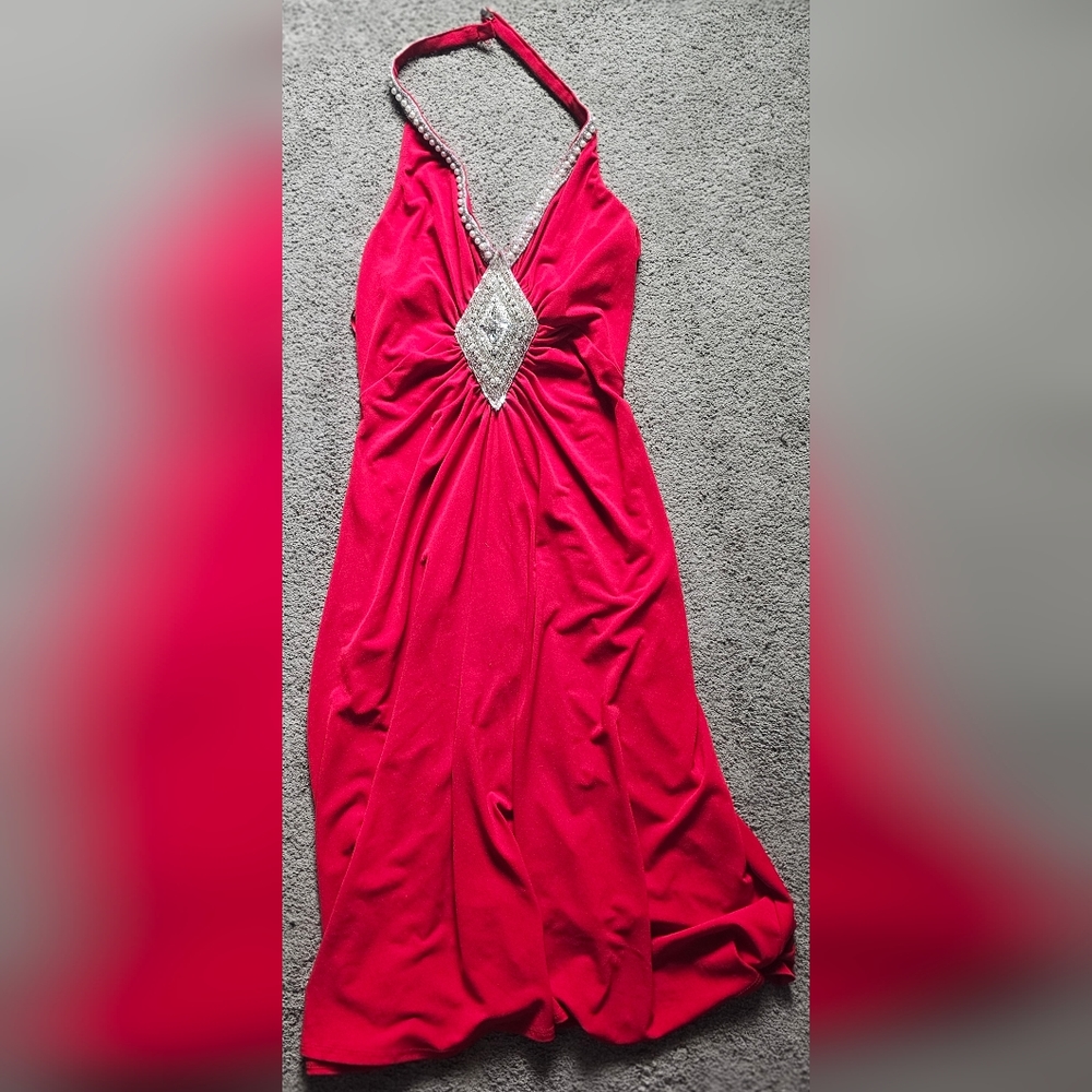Beaded Victoria's Secret Moda International cocktail dress